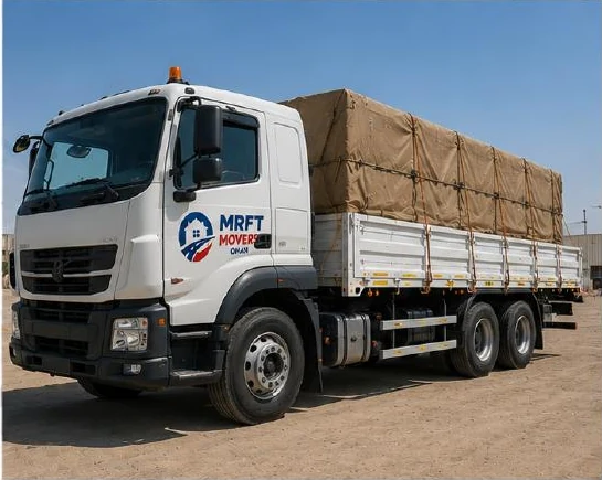 General cargo truck ready for delivery on an Oman route