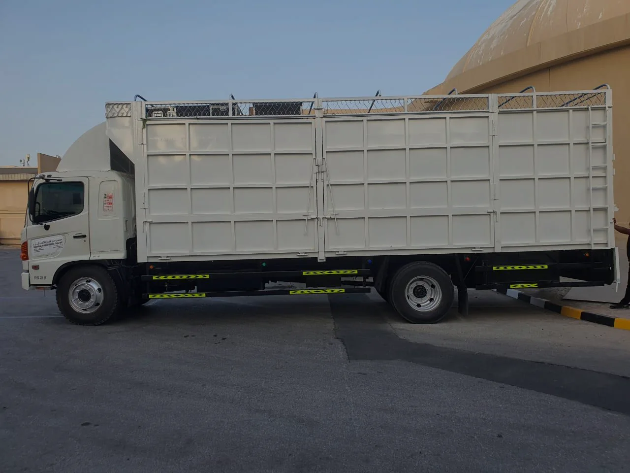 MRFT Movers body truck available for rental and cargo transport in Oman