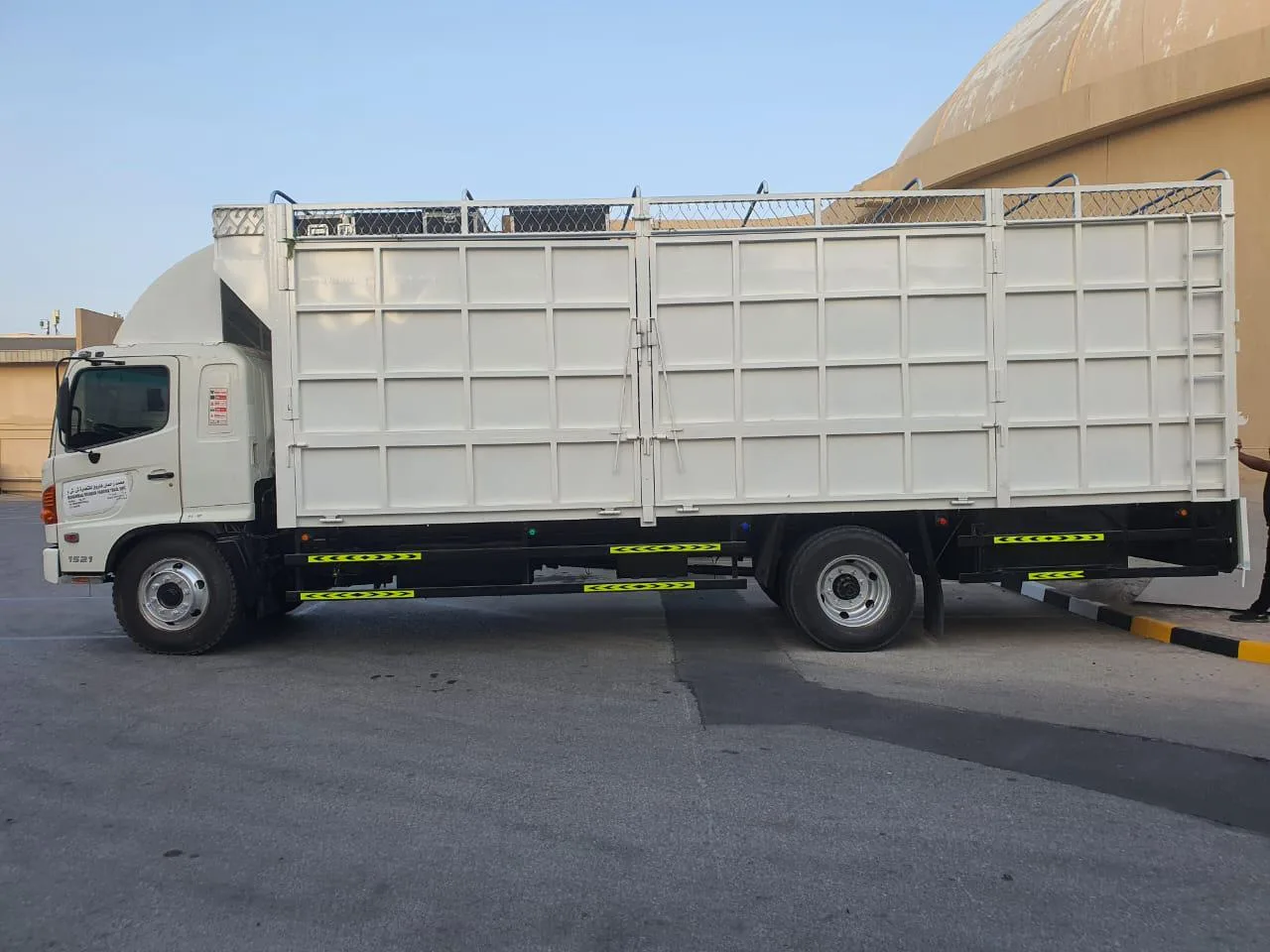MRFT Movers body truck for commercial deliveries in Oman