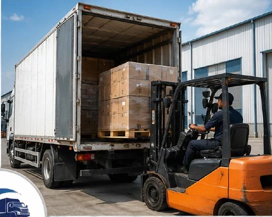 Truck available with driver for a cargo delivery in Oman